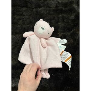 Cloud Island Bear Lovey Security Blanket Plush Gray Stripe Replacement